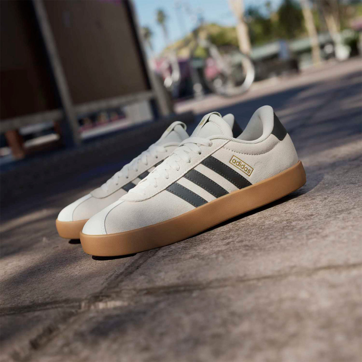 ZAPATILLAS MUJER ADIDAS URBANAS VL COURT 3.0 CUERO - 5