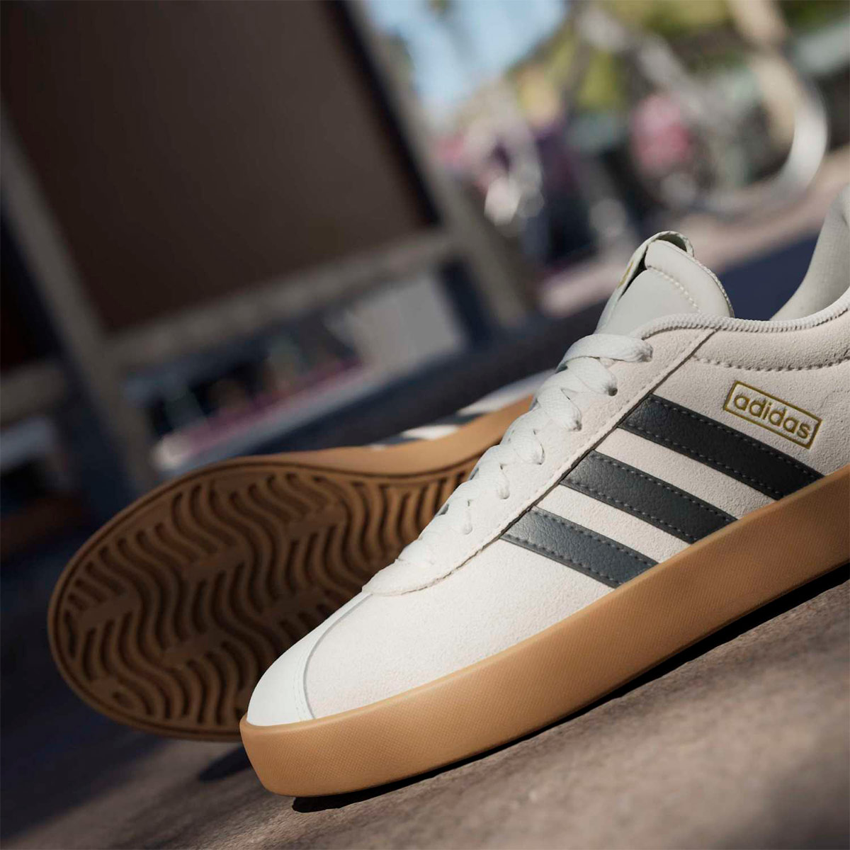 ZAPATILLAS MUJER ADIDAS URBANAS VL COURT 3.0 CUERO - 7