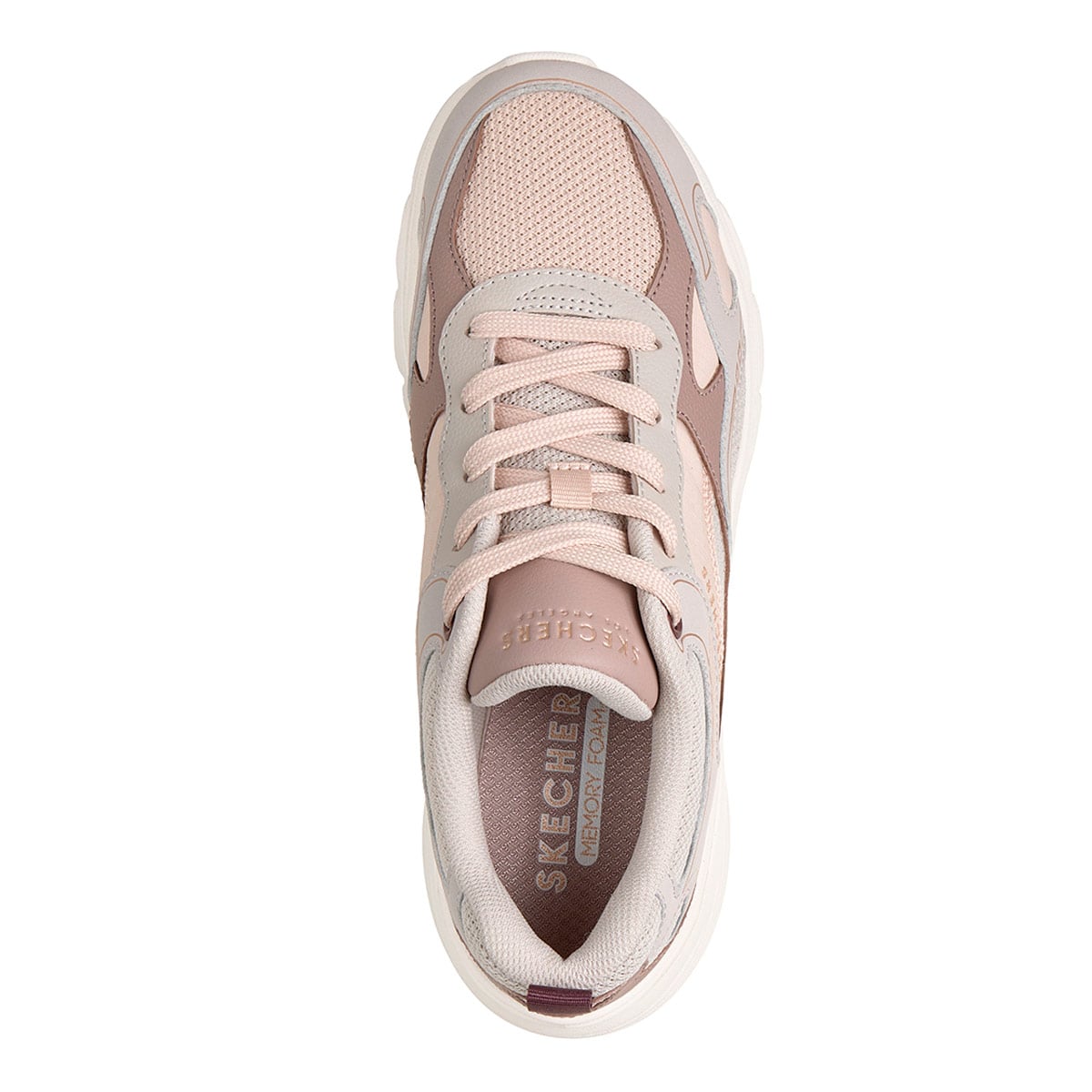 ZAPATILLAS MUJER SKECHERS URBANAS CREMA E CLYPSE LITE - 5