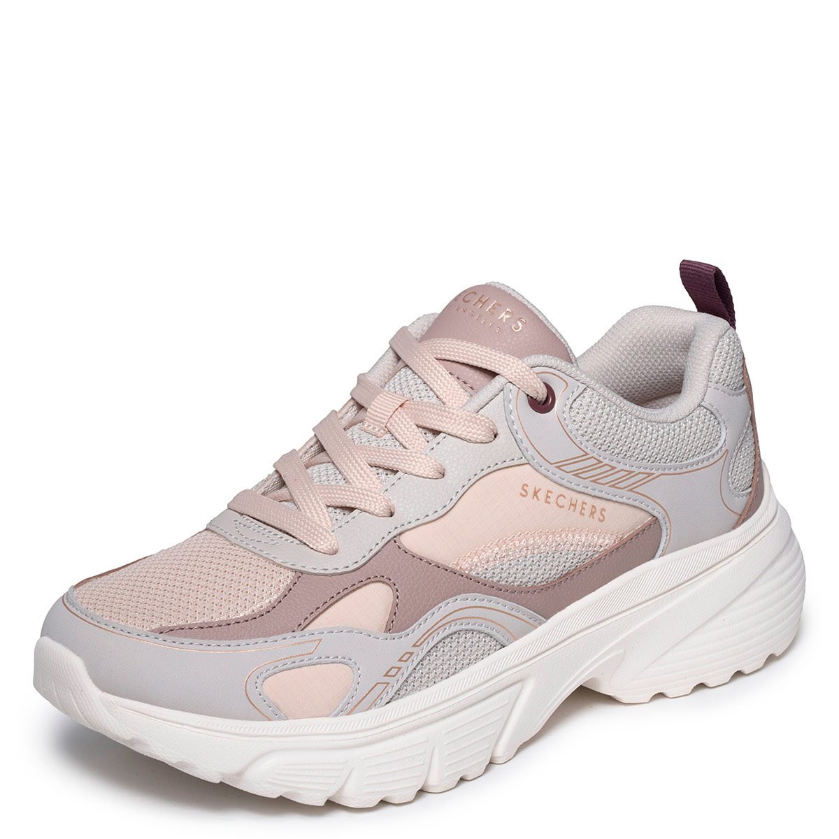 ZAPATILLAS MUJER SKECHERS URBANAS CREMA E CLYPSE LITE - 3