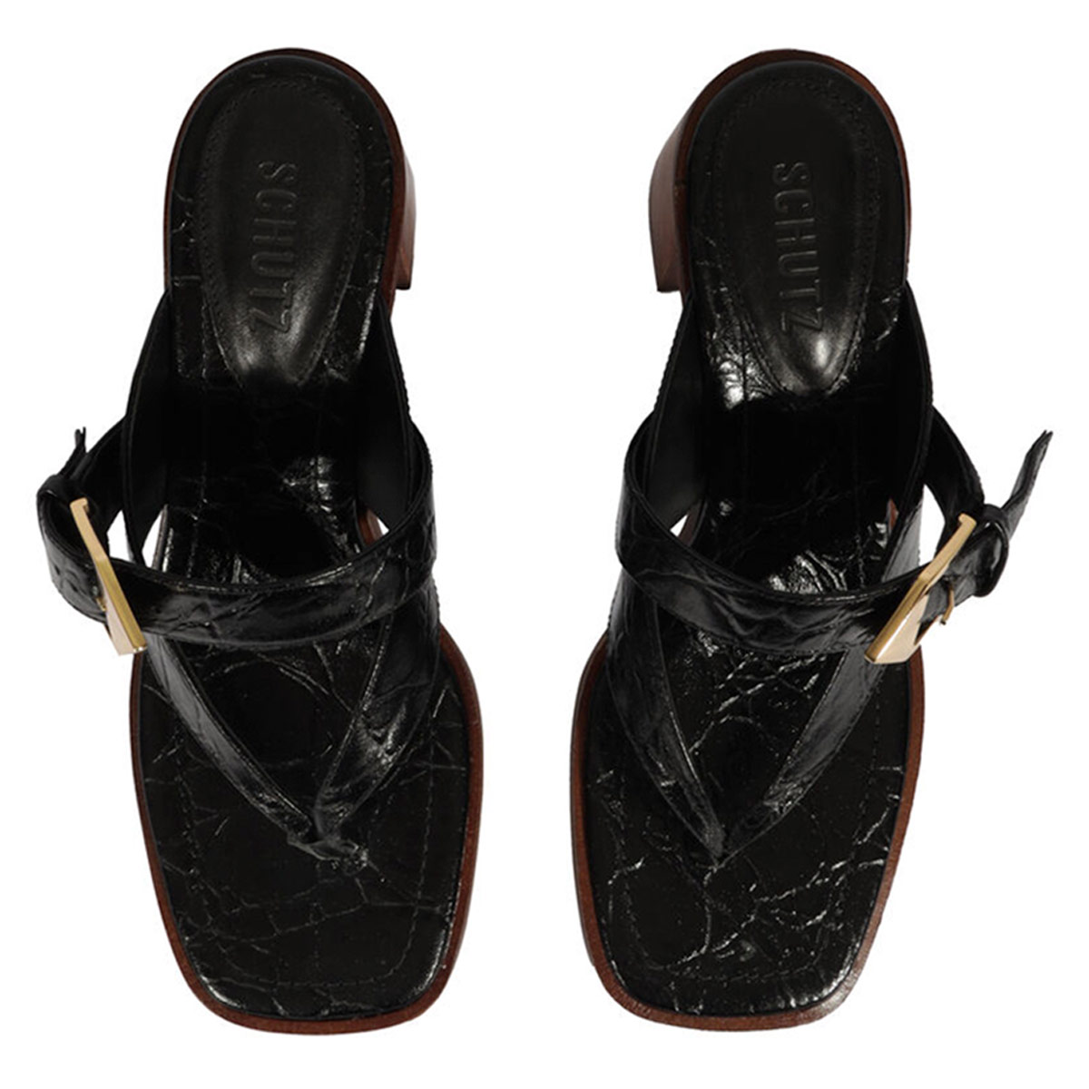 SANDALIAS MUJER SCHUTZ CUERO - 4