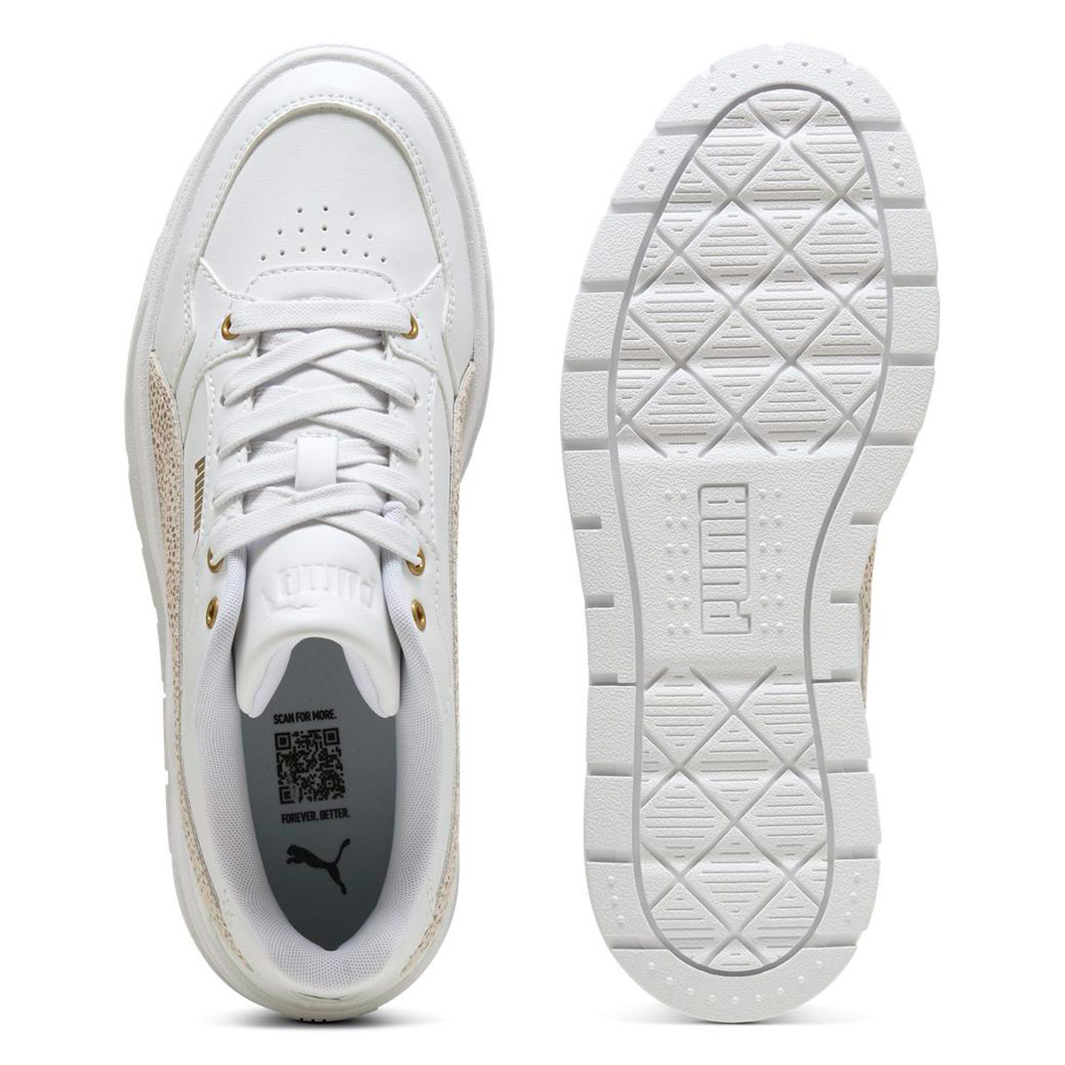 ZAPATILLAS MUJER PUMA URBANAS BLANCO KARMEN II IDOL TOPCAT - 4