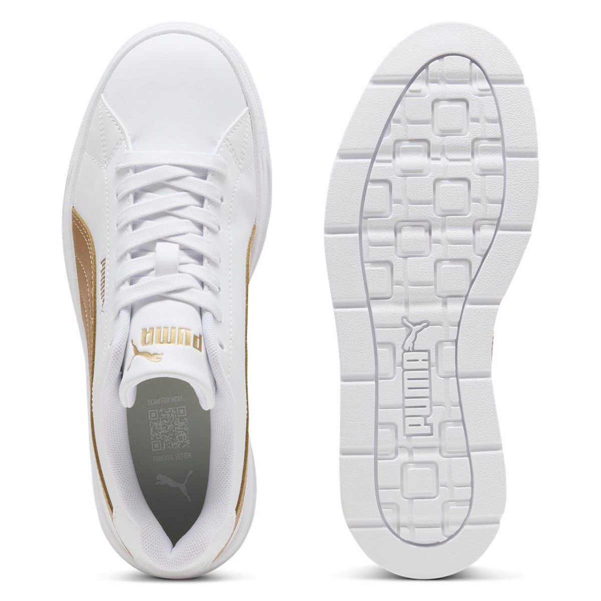 ZAPATILLAS MUJER PUMA URBANAS KARMEN CLASSIC METALLIC GLAM - 4