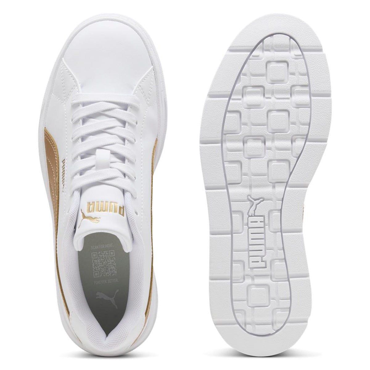 ZAPATILLAS MUJER PUMA URBANAS KARMEN CLASSIC METALLIC GLAM - 4