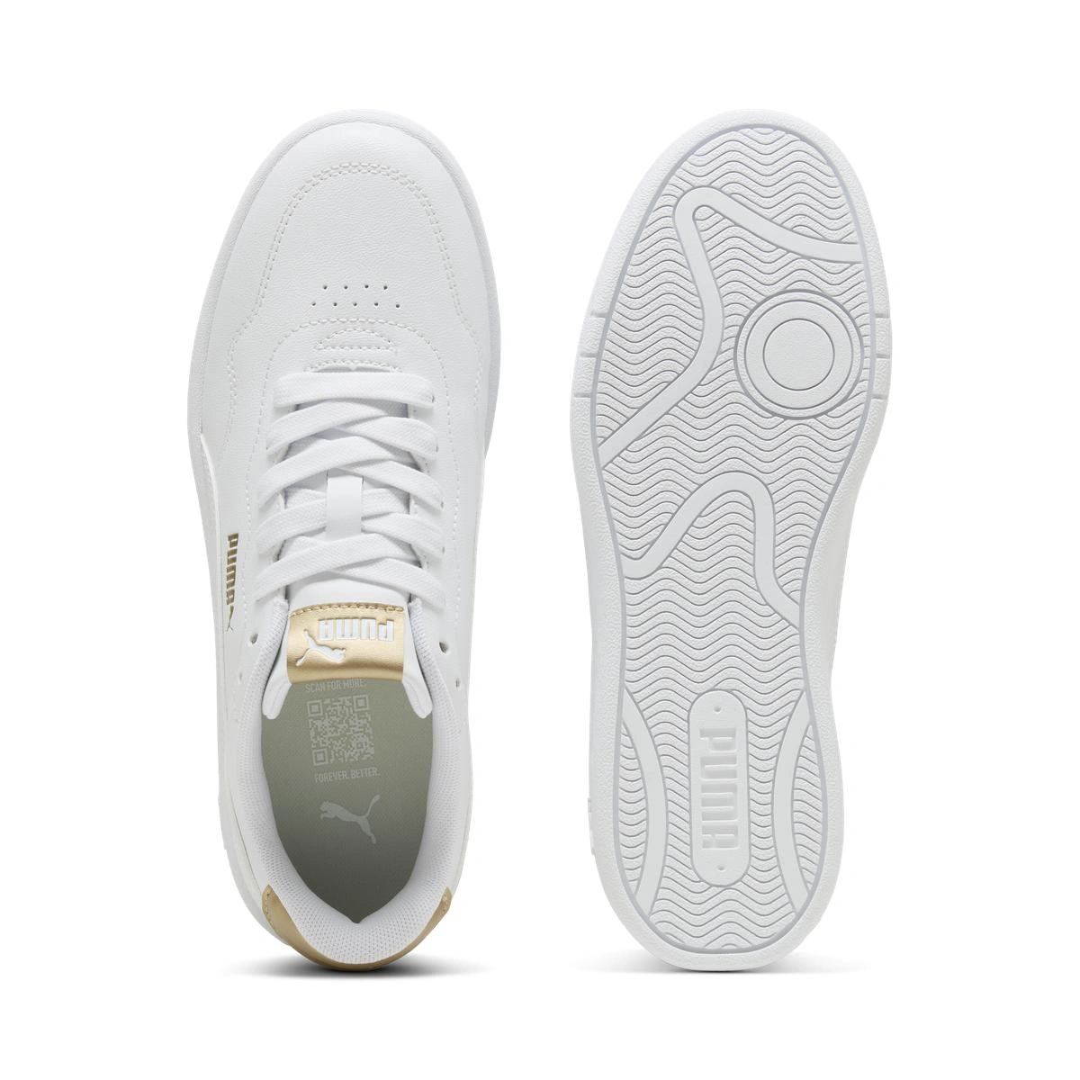 ZAPATILLAS MUJER PUMA URBANAS COURT LALLY METALLIC GLAM - 4