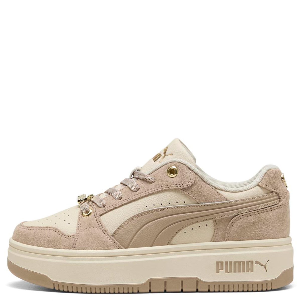 ZAPATILLAS MUJER PUMA URBANAS BLANCO REBOUND FEMME LOW LUXE SD - 1