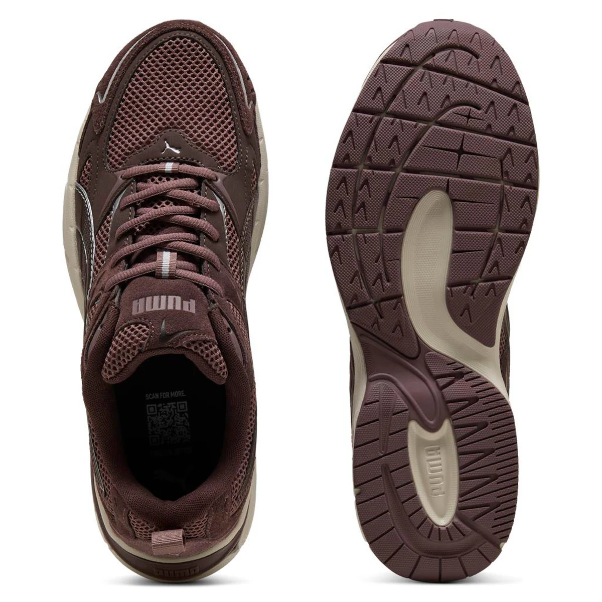 ZAPATILLAS MUJER PUMA URBANAS MARRÓN MILENIO TECH 2000 SD - 4