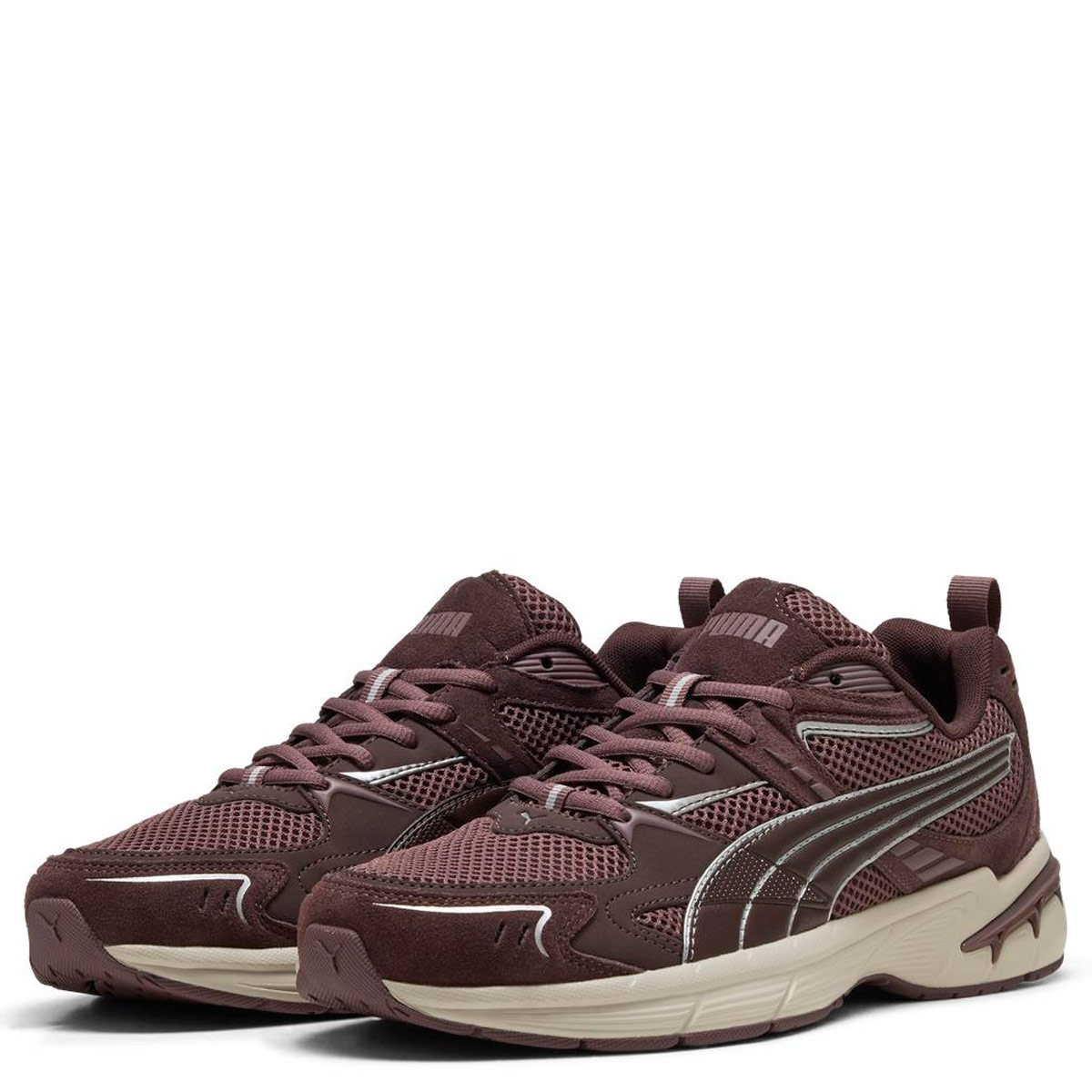 ZAPATILLAS MUJER PUMA URBANAS MARRÓN MILENIO TECH 2000 SD - 2