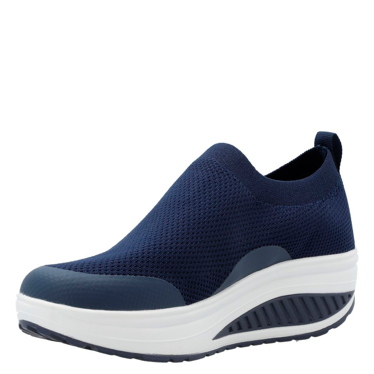 ZAPATILLAS MUJER HUSH PUPPIES CASUALES  LEA AZUL  - 4