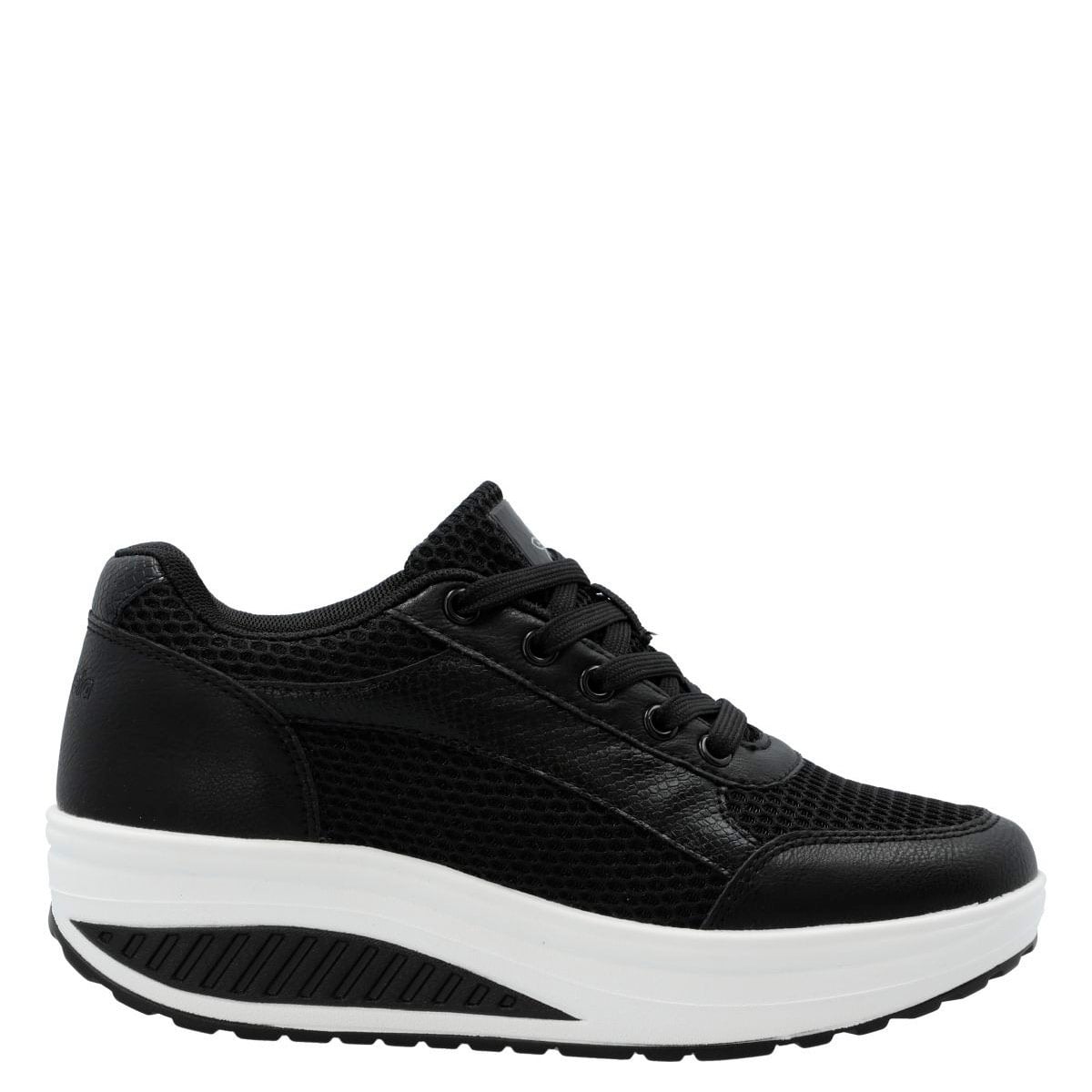 ZAPATILLAS MUJER HUSH PUPPIES CASUALES CAMELIA I NEGRO - 1