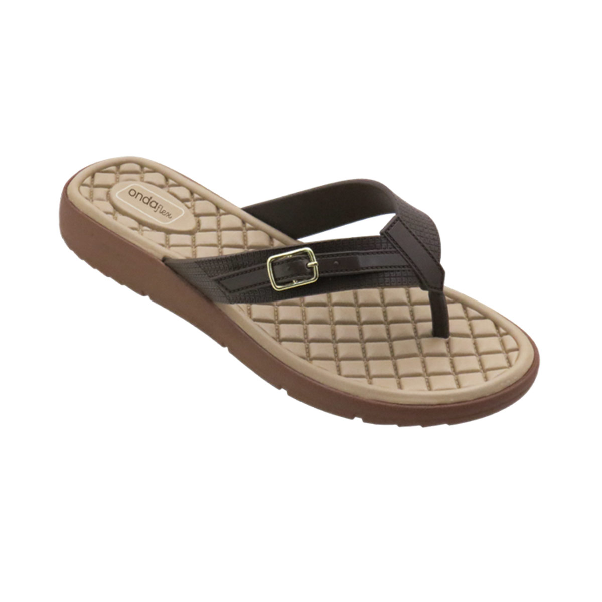 SANDALIAS MUJER ONDAFLEX CHOCOLATE - 1
