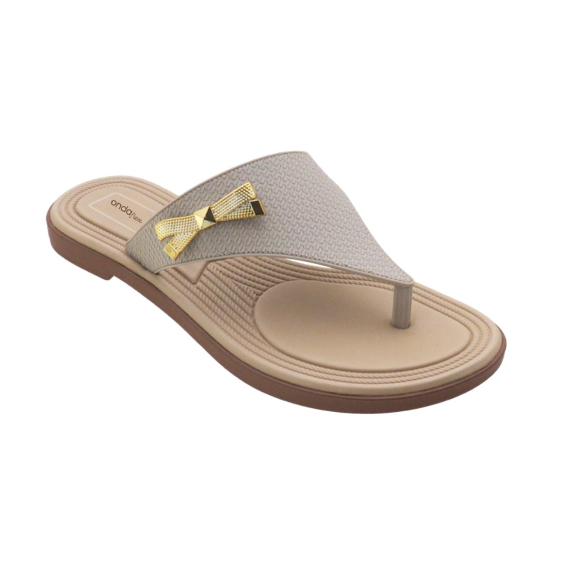 SANDALIAS MUJER ONDAFLEX BEIGE - 1