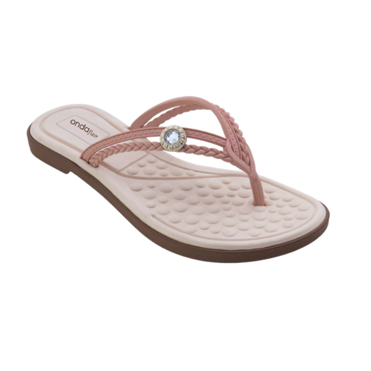 SANDALIAS MUJER ONDAFLEX ROSADO - 1