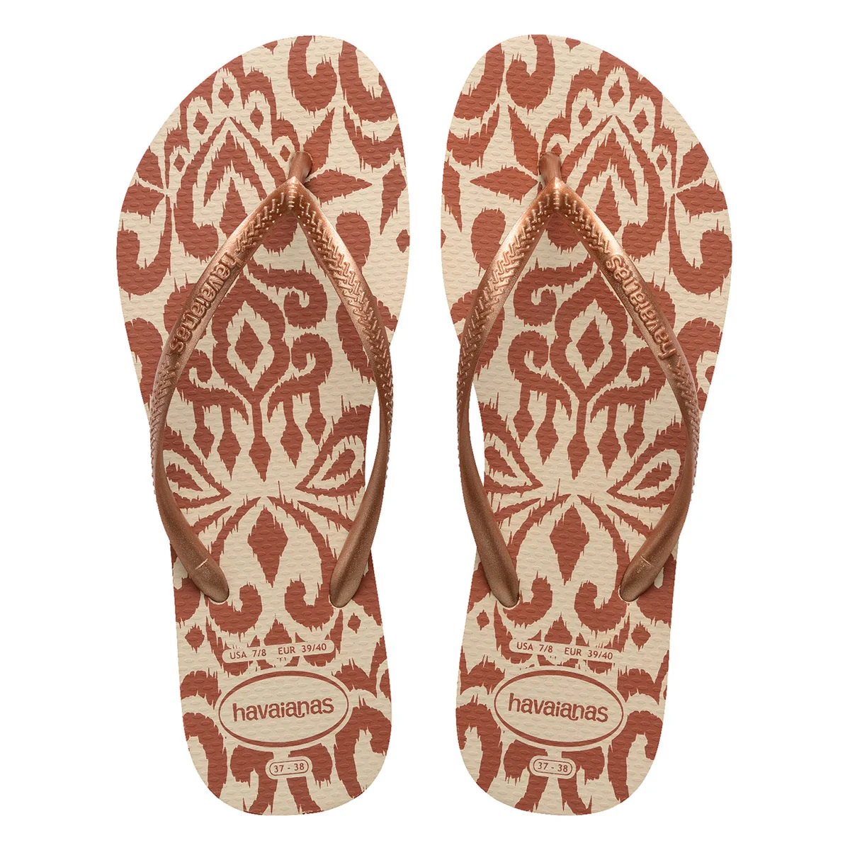 SANDALIAS MUJER HAVAIANAS BEIGE SLIM CLASSIC ESSENCE - 5