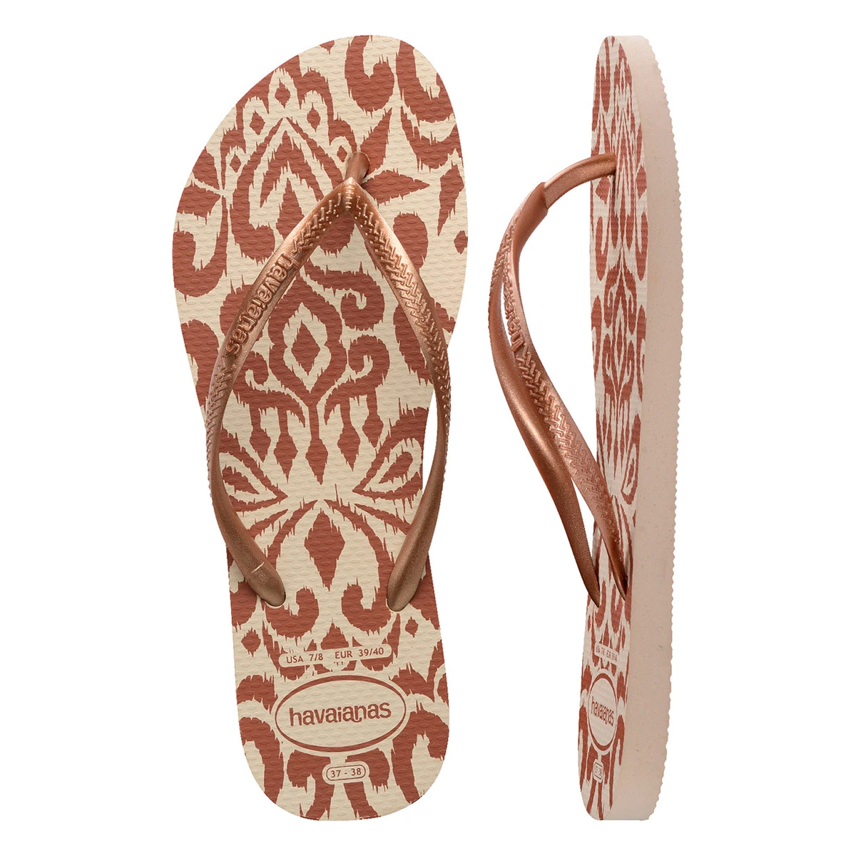 SANDALIAS MUJER HAVAIANAS BEIGE SLIM CLASSIC ESSENCE - 6