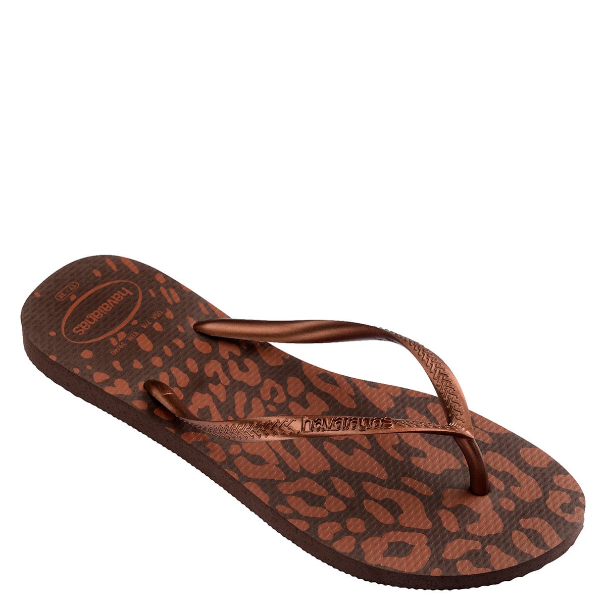 SANDALIAS MUJER HAVAIANAS CAFÉ SLIM ANIMALS - 1