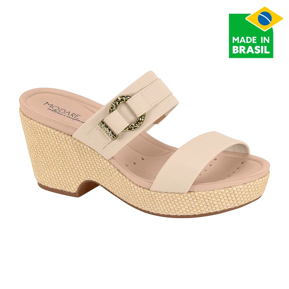 SANDALIAS MUJER MODARE CREMA - 1
