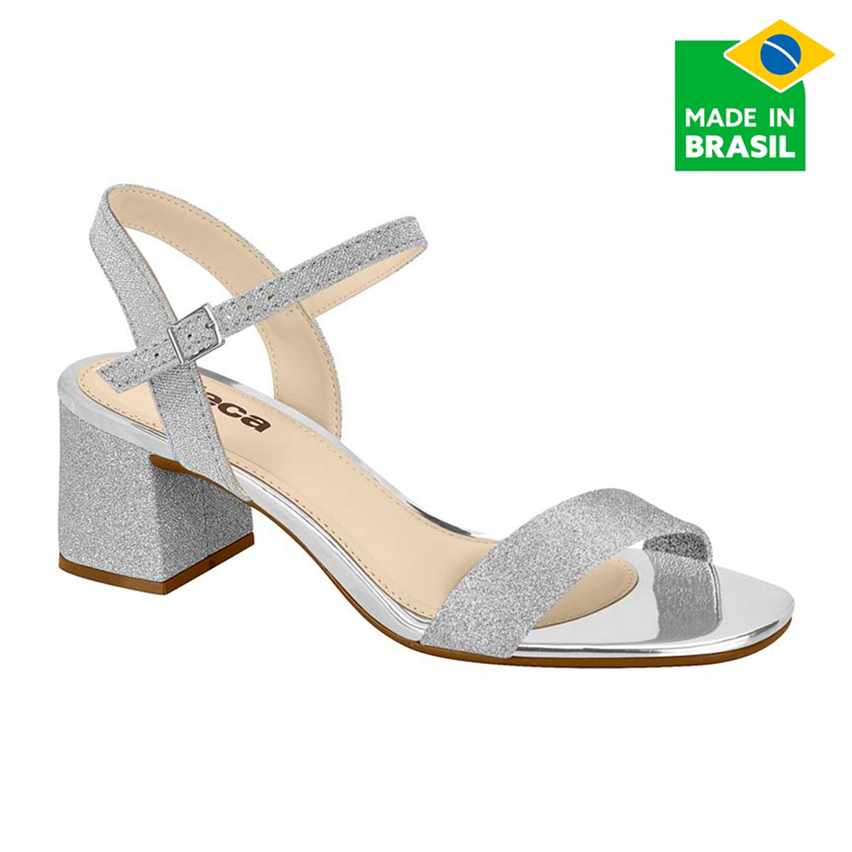 SANDALIAS MUJER MOLCA PLATA - 1