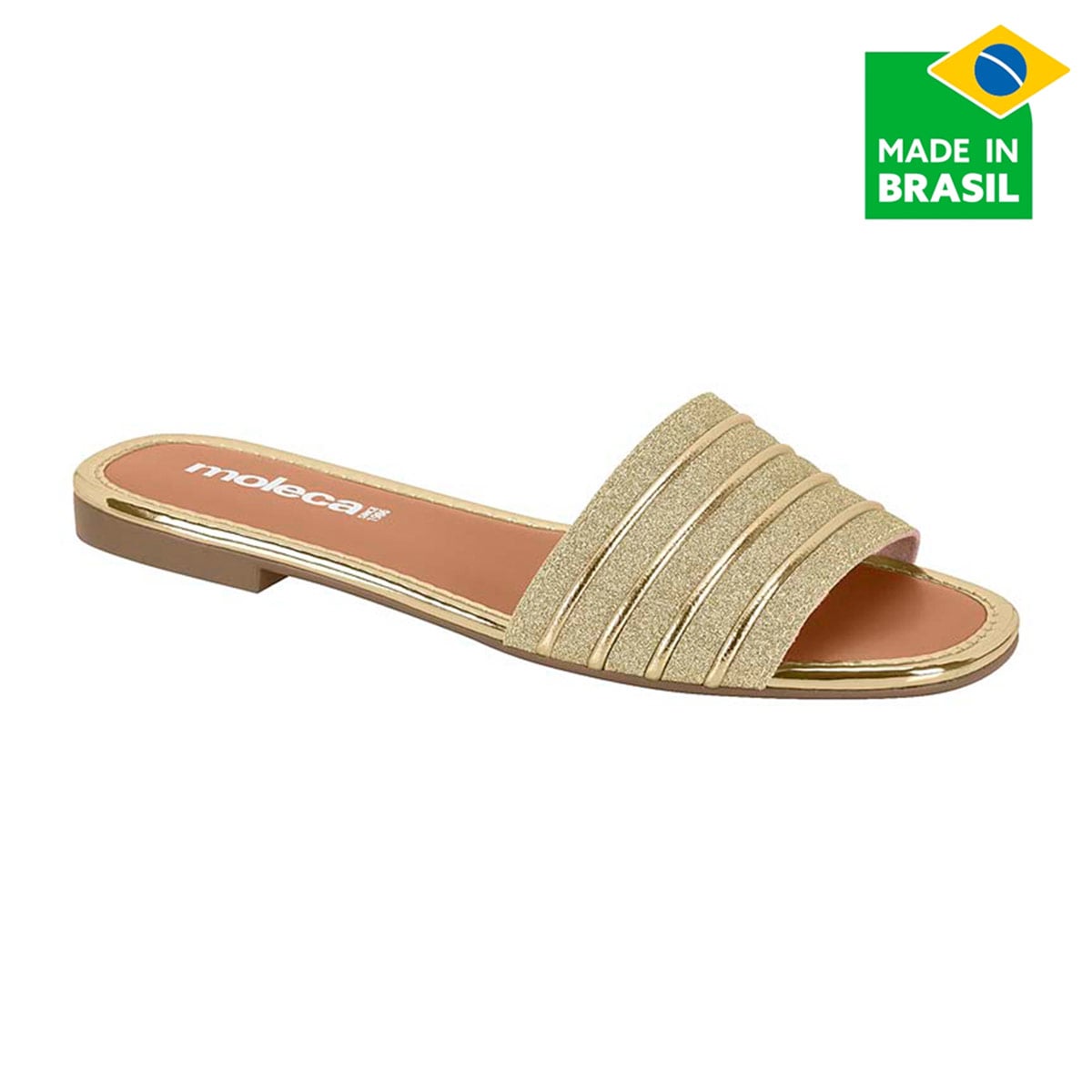 SANDALIAS MUJER MOLCA DORADO - 1