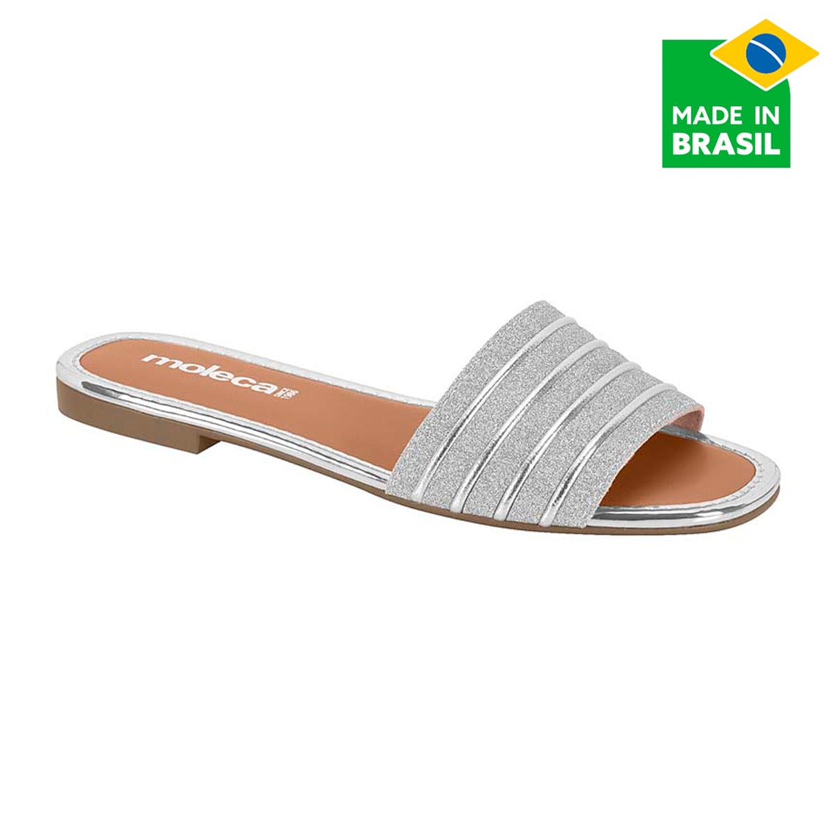 SANDALIAS MUJER MOLCA PLATA - 1