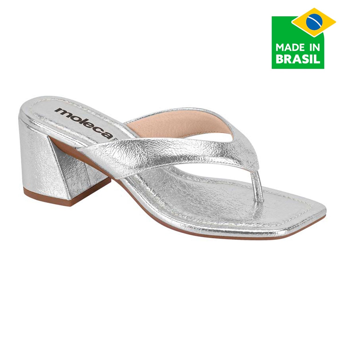 SANDALIAS MUJER MOLCA PLATA - 1