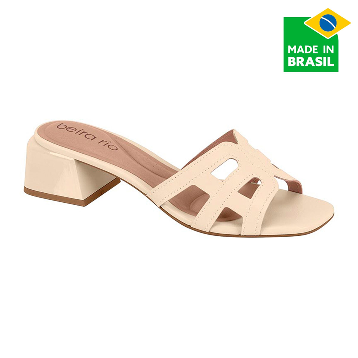 SANDALIAS MUJER BEIRA RIO CREMA - 1