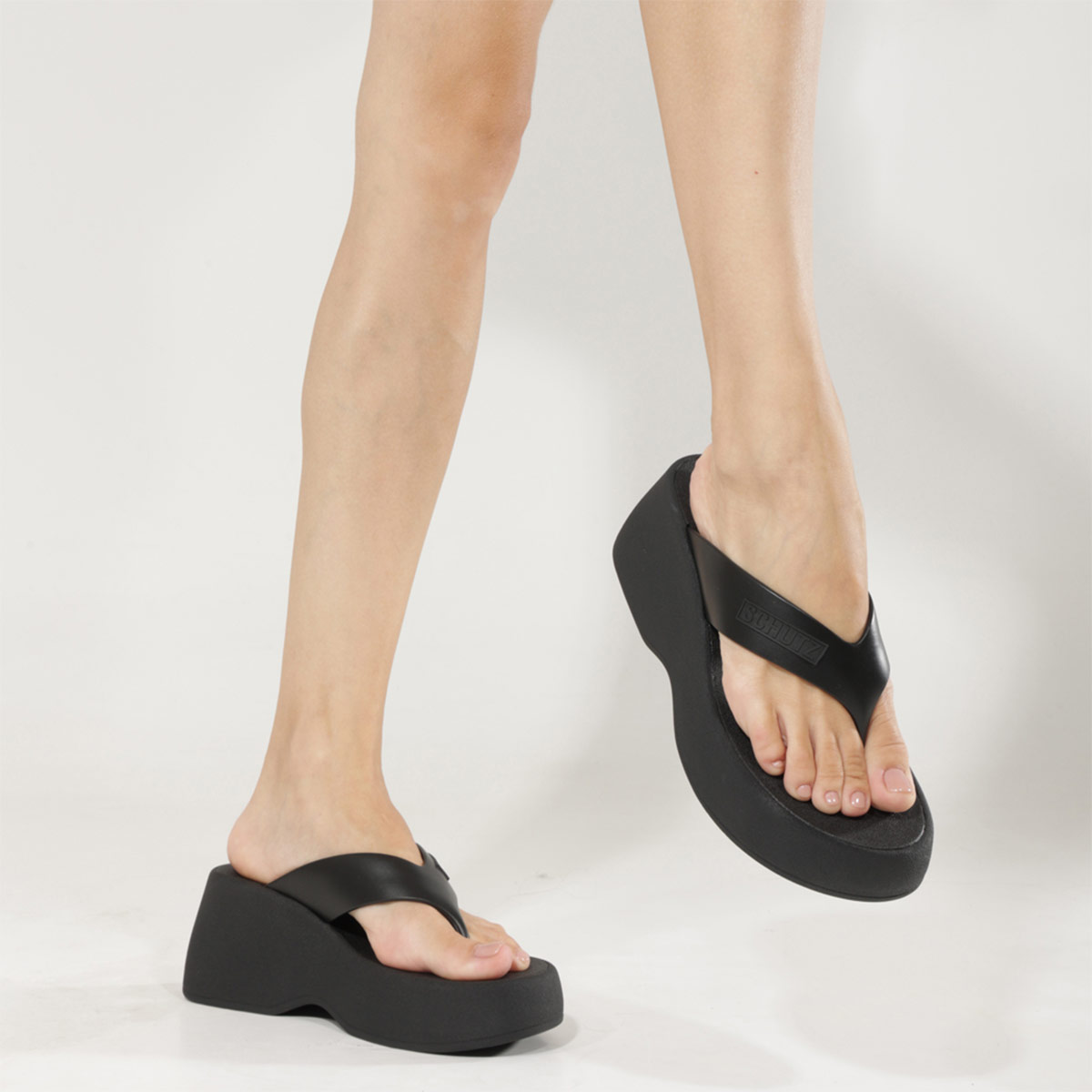 SANDALIAS MUJER SCHUTZ NEGRO - 10