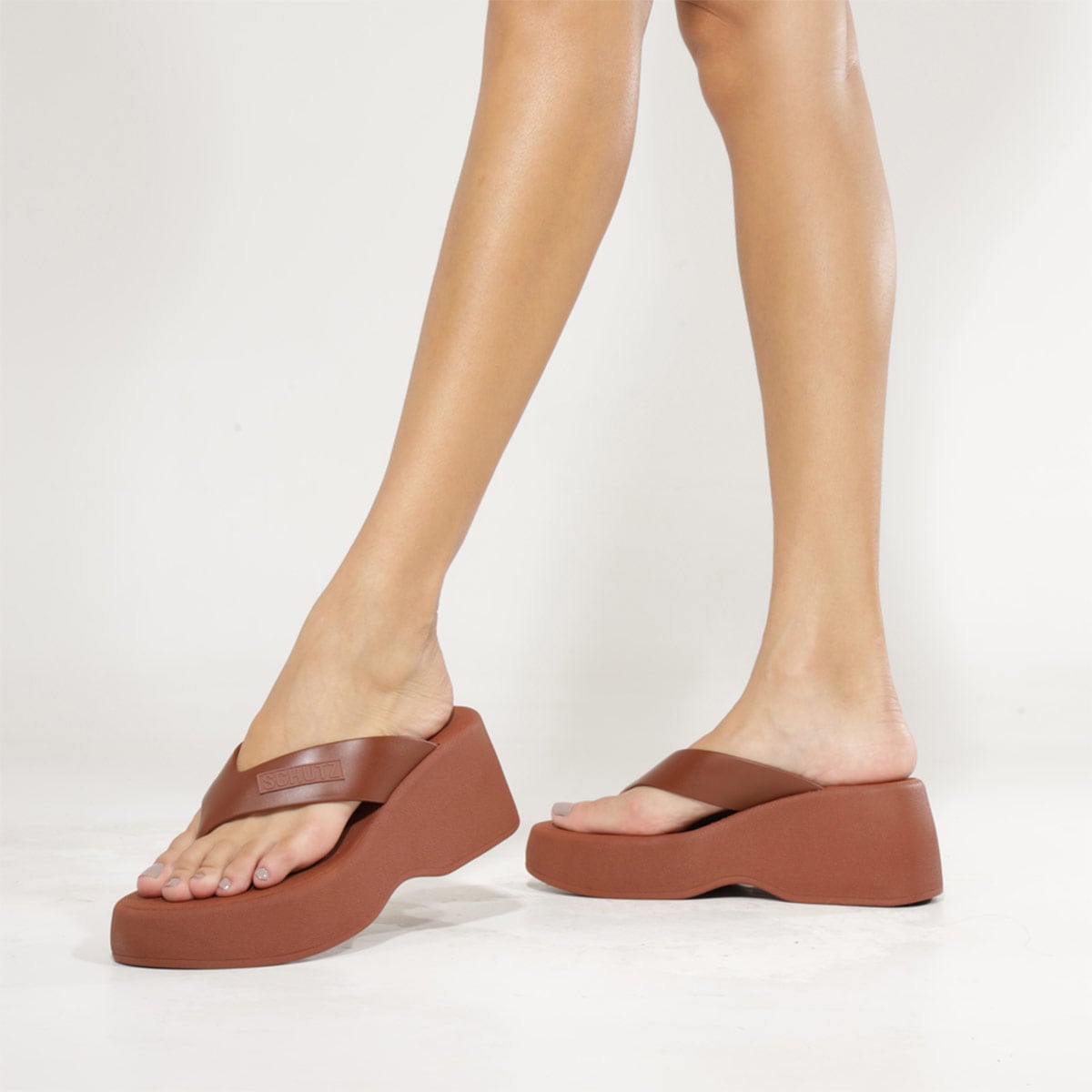 SANDALIAS MUJER SCHUTZ CHOCOLATE - 5