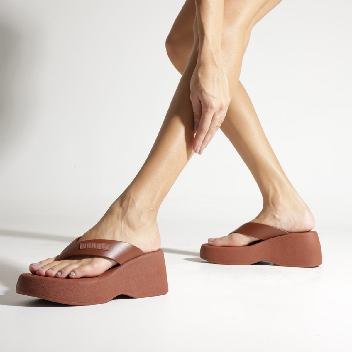 SANDALIAS MUJER SCHUTZ CHOCOLATE - 7