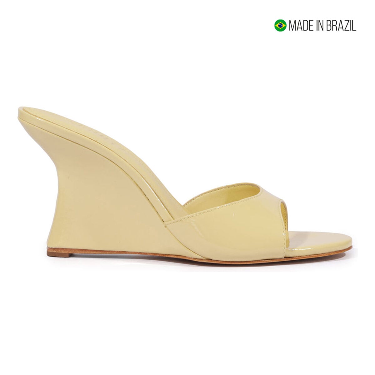 SANDALIAS MUJER SCHUTZ AMARILLO CLARO - 1