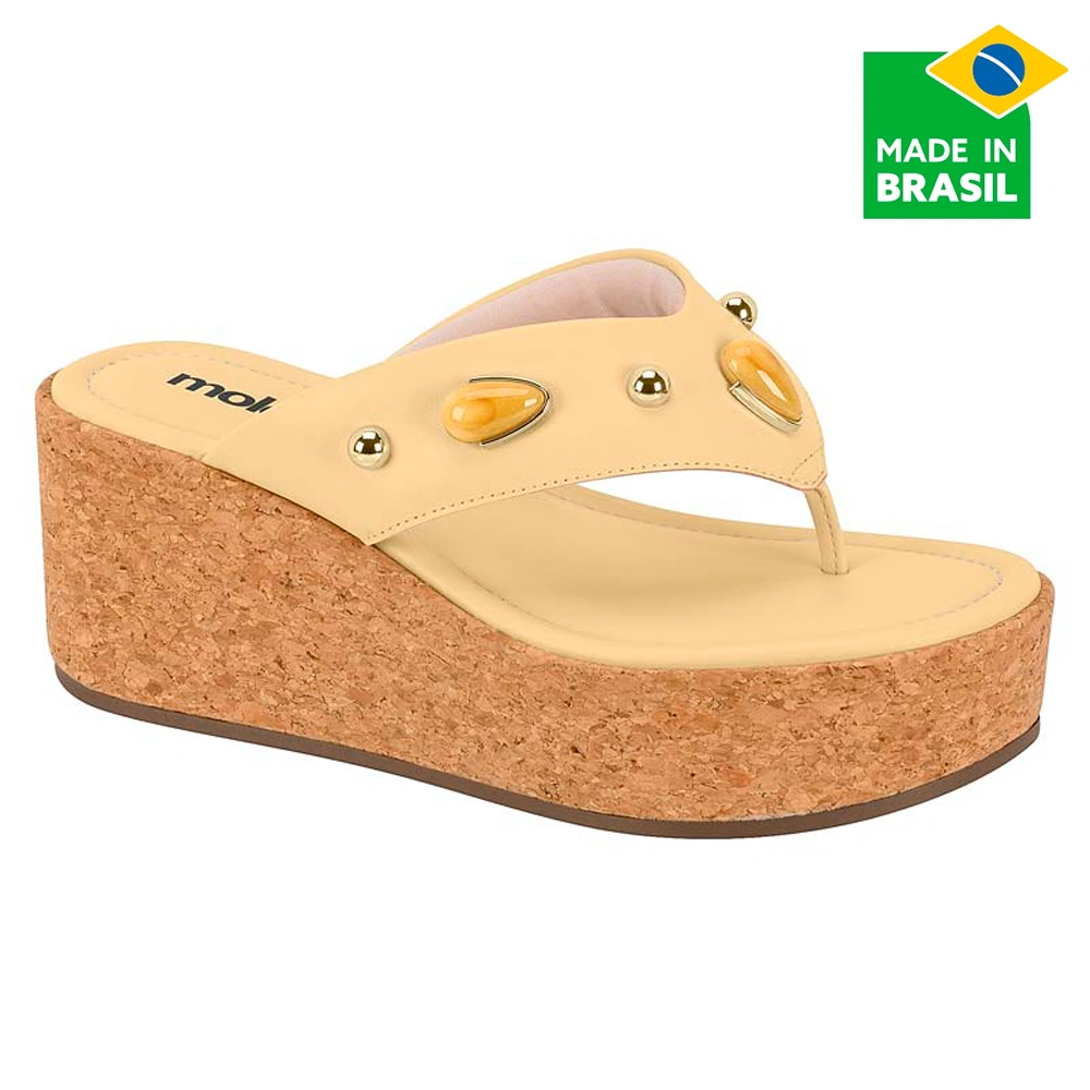 SANDALIAS MUJER MOLECA MANTEQUILLA - 1