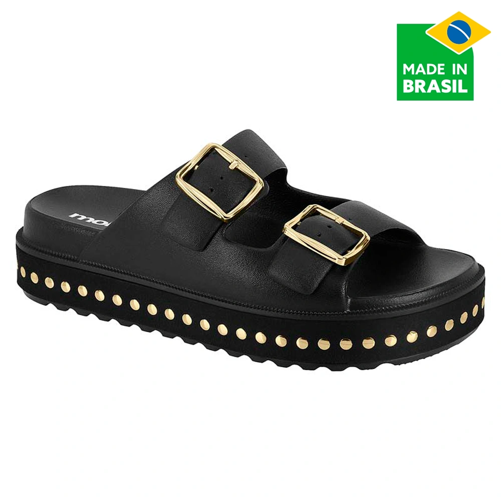 SANDALIAS MUJER MOLECA NEGRO - 1