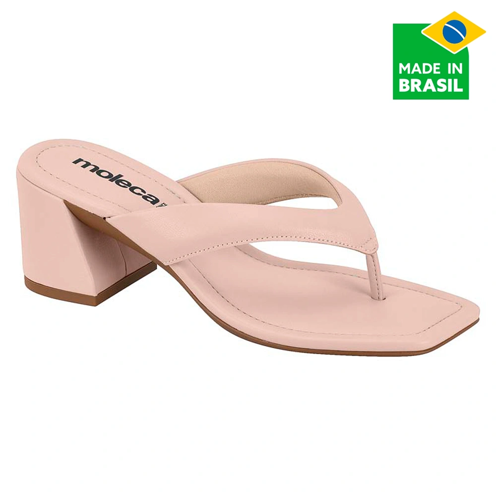 SANDALIAS MUJER MOLECA ROSADO - 1