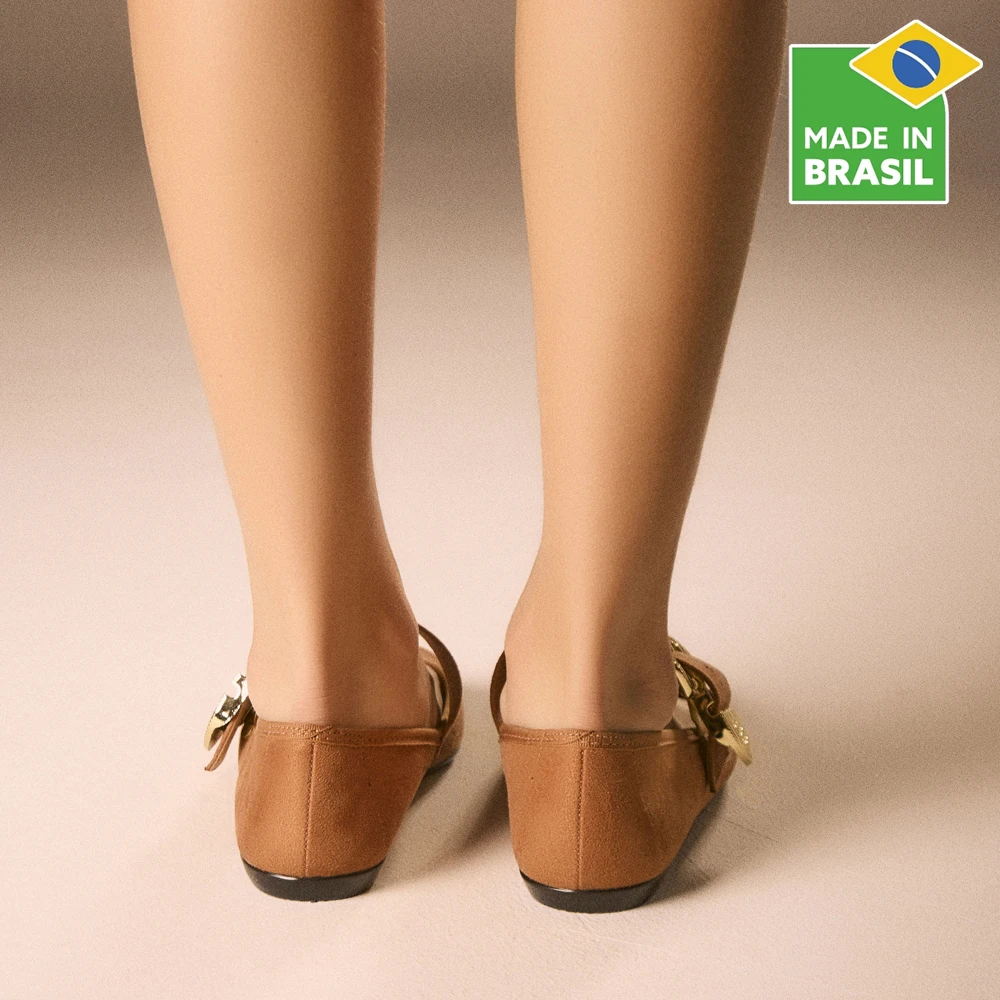 BALLERINAS MUJER MOLECA CAMEL - 5