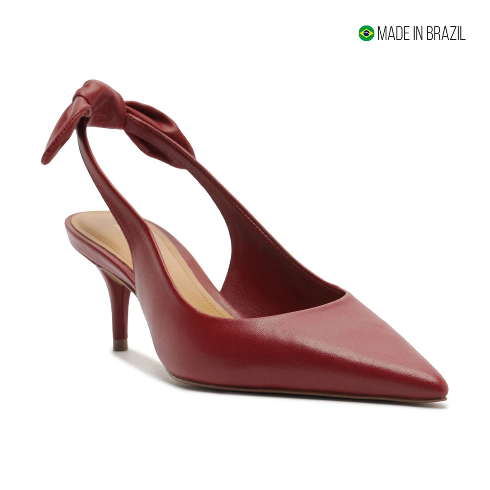 ZAPATOS DE VESTIR MUJER AREZZO ROJO - 1
