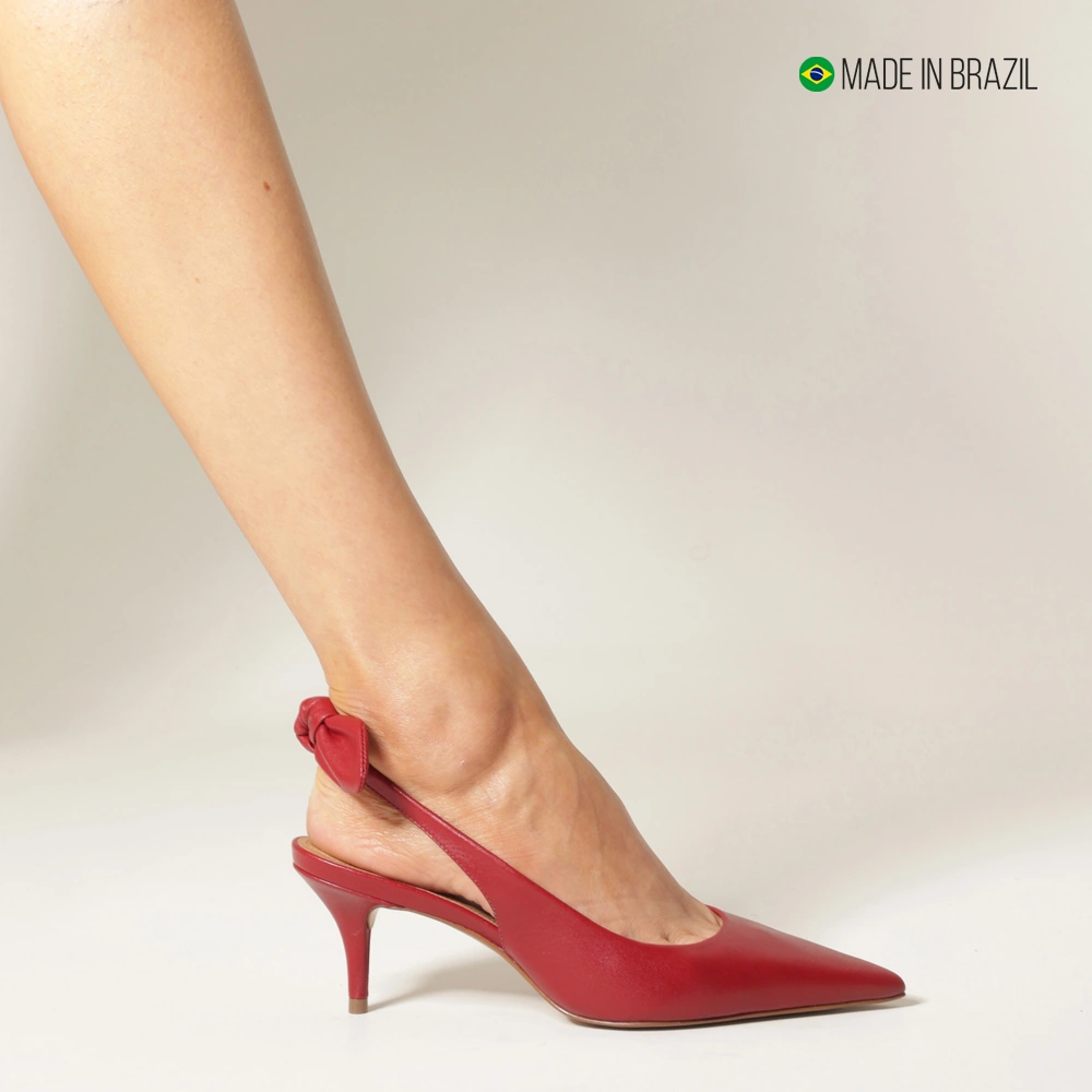ZAPATOS DE VESTIR MUJER AREZZO ROJO - 7