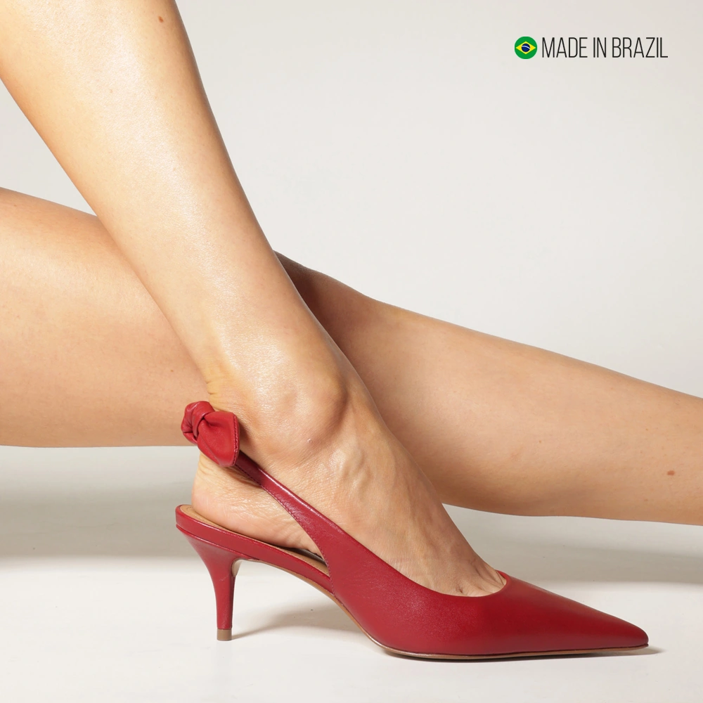 ZAPATOS DE VESTIR MUJER AREZZO ROJO - 8