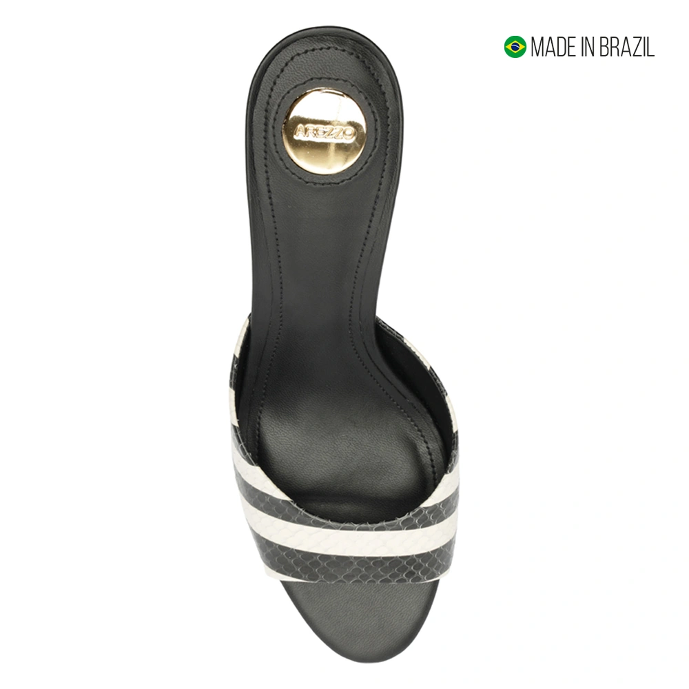 SANDALIAS MUJER AREZZO NEGRO - 10
