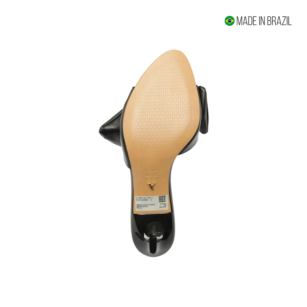 SANDALIAS MUJER AREZZO NEGRO - 6