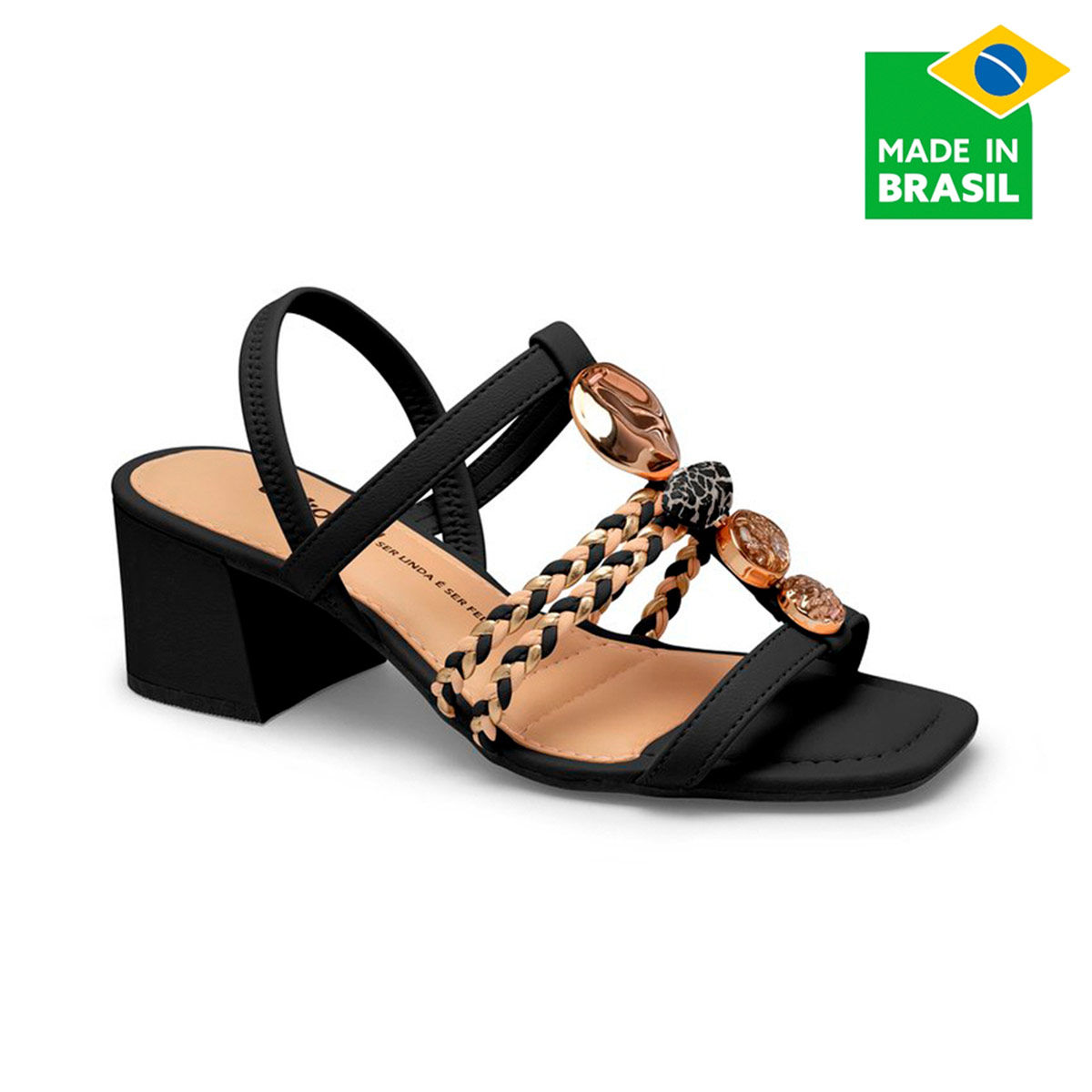 SANDALIAS MUJER KOLOSH NEGRO - 1