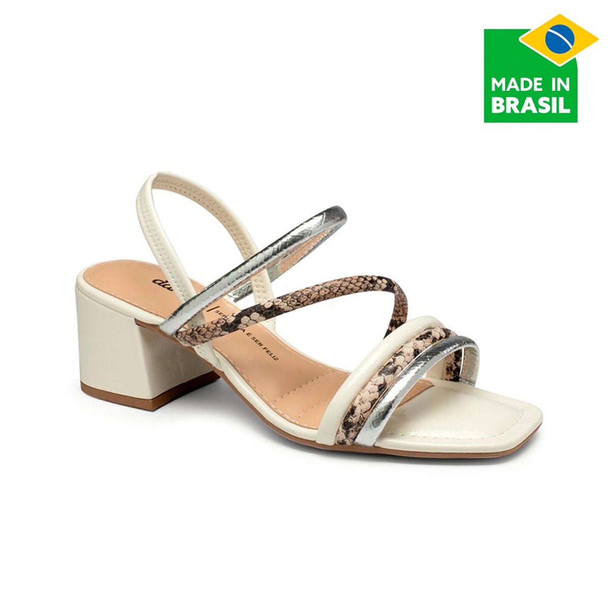 SANDALIAS MUJER KOLOSH CREMA - 1
