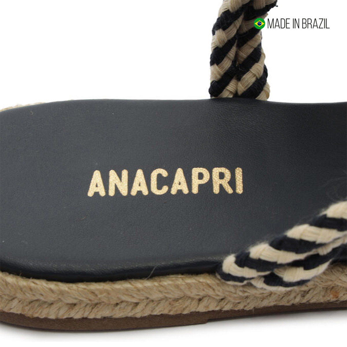 SANDALIAS MUJER ANACAPRI AZUL MARINO - 4