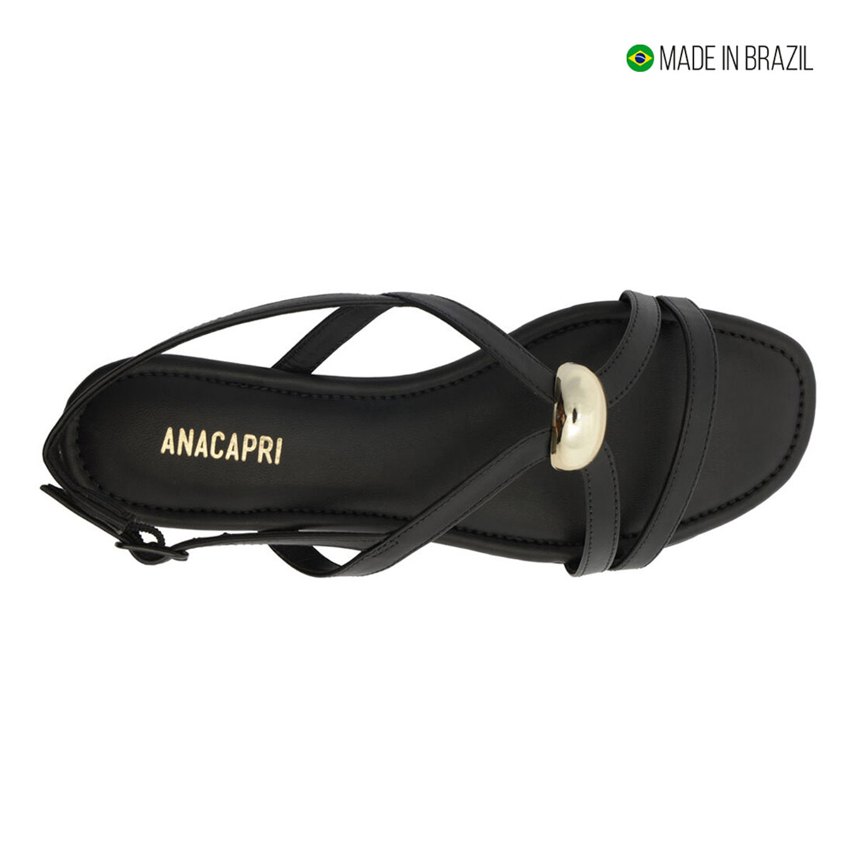 SANDALIAS MUJER ANACAPRI NEGRO - 5