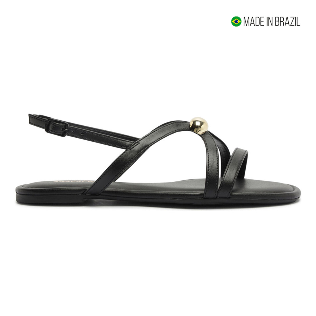 SANDALIAS MUJER ANACAPRI NEGRO - 1