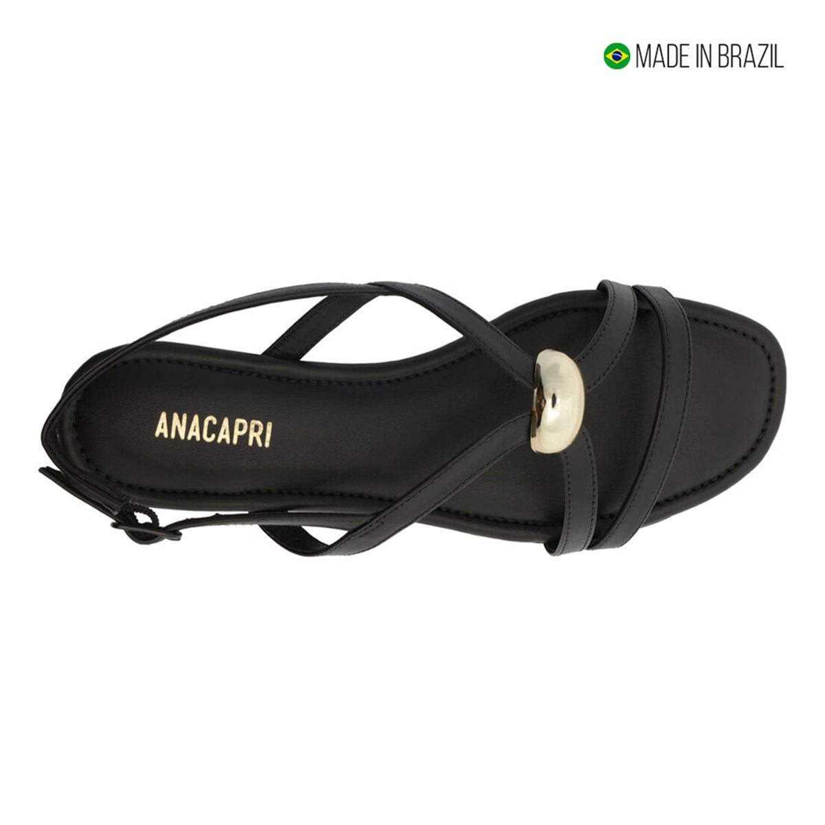 SANDALIAS MUJER ANACAPRI NEGRO - 5