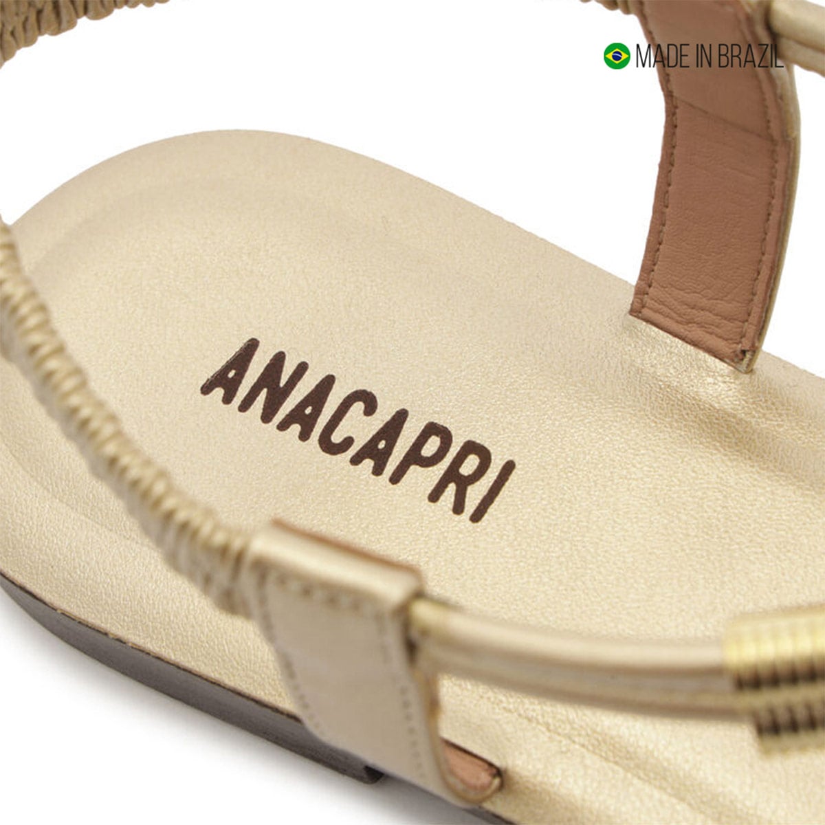 SANDALIAS MUJER ANACAPRI DORADO - 5