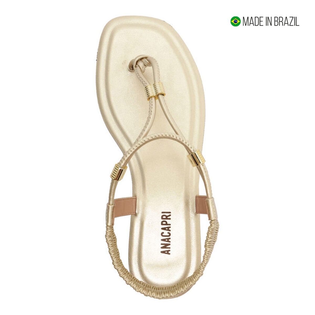 SANDALIAS MUJER ANACAPRI DORADO - 6