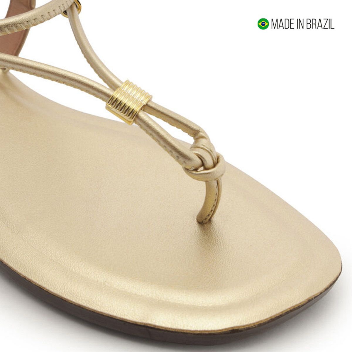 SANDALIAS MUJER ANACAPRI DORADO - 7