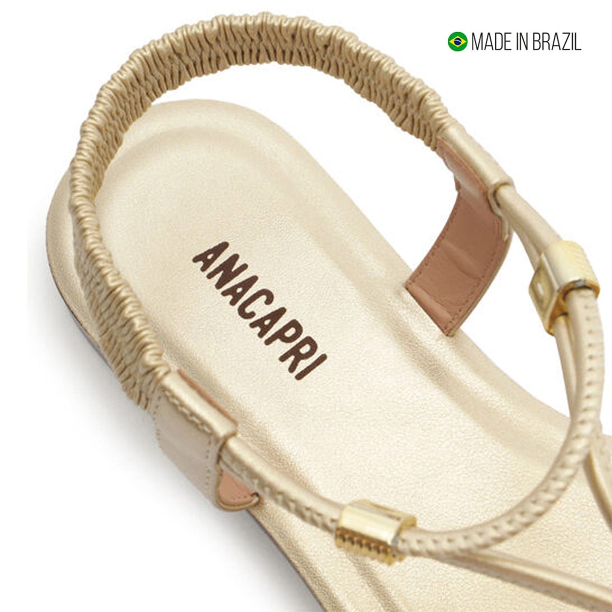 SANDALIAS MUJER ANACAPRI DORADO - 8