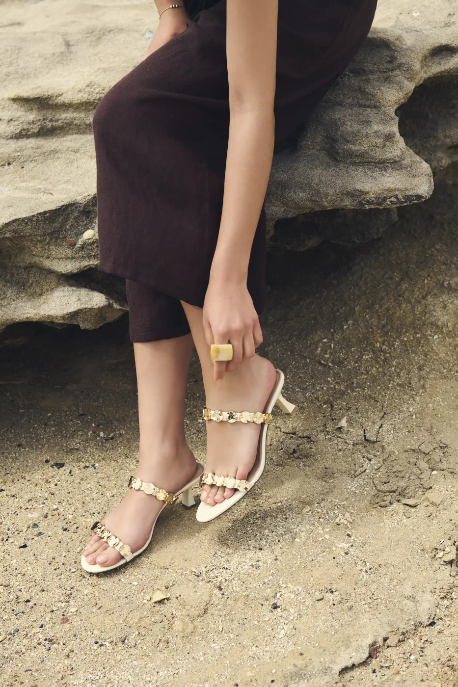 SANDALIAS MUJER STEVE MADDEN ANNIKA CUERO - 1